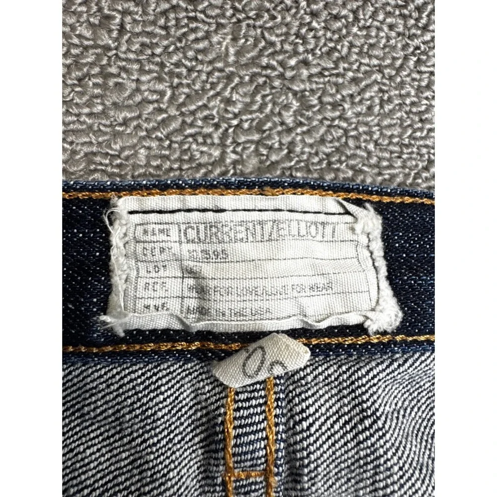 Current Elliott Jeans 30 Dark Wash Blue Stiletto‎ Skinny Low Rise Denim